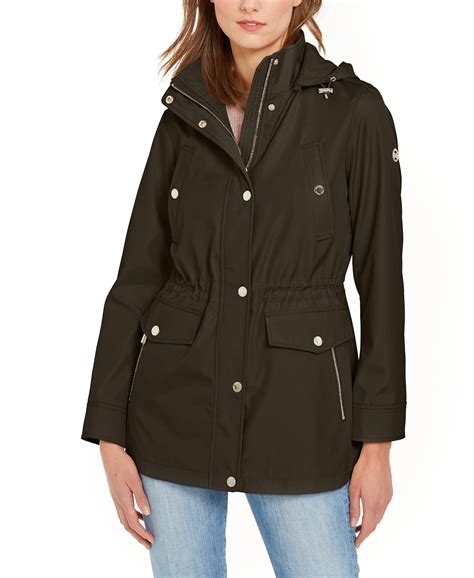 michael kors wool blazer|Michael Kors anorak raincoat.